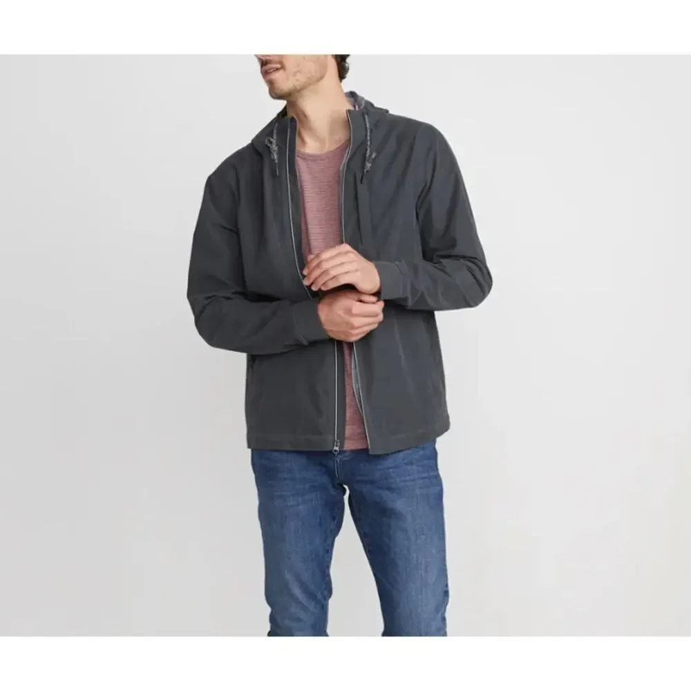 Marine Layer Alta Jacket in Faded Black Gray Mens XL